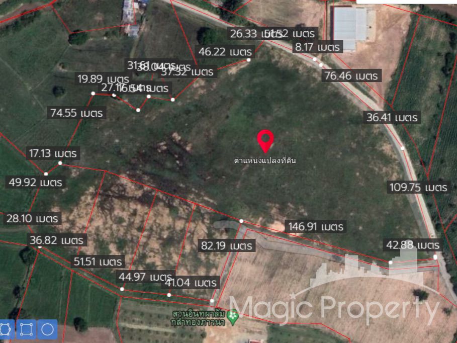 Find 37.5 Rai Orange Color Land for Sale Chon Buri. Located at Tambon Bueng, Si Racha District, Chon Buri 20230, Thailand