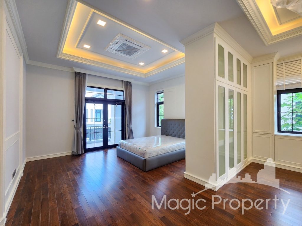 The Palazzo Srinakarin 4 Bedrooms Brand New House For Sale. Located at Soi Srinakarin 53, Srinakarin Road, Nong Bon, Prawet, Bangkok.