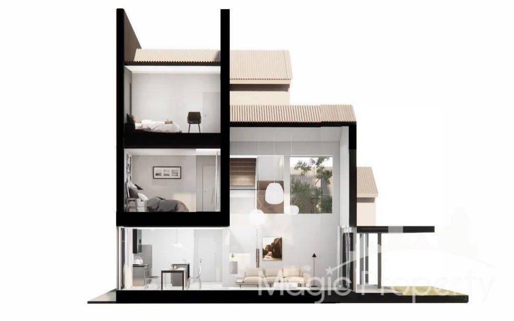 Newly Built Fully Furnished 3 Bedroom Single House For Rent in Pridi Banomyong 14, Khwaeng Phra Khanong Nuea, Khet Watthana, Bangkok 10110...