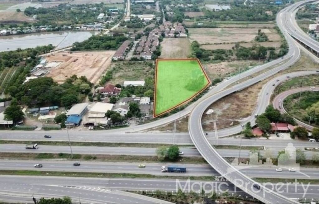 7 Rai Land For Sale at National Highway 345 ( Ratchaphruek Road) Tambon Klong Khoi, Pak Kret District, Nonthaburi province.