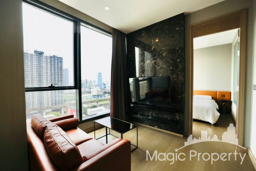The Esse at Singha Complex is a condominium For Rent - 1 Bedroom Unit Fully Furnished, Nearby Phetchaburi MRT Station 140 Meters... MGP1228