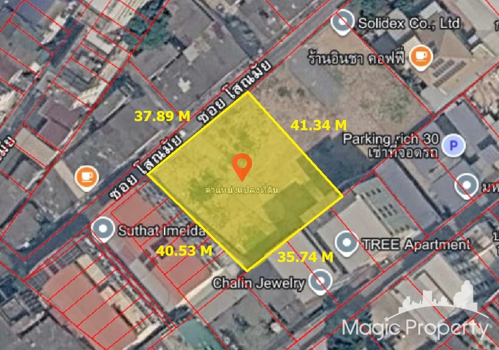 Land in Soi Sathu Pradit 28 for Sale