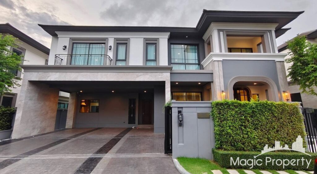 For Rent 3 Bed Single House in Grand Bangkok Boulevard Krungthepkreetha, Khlong Sam Prawet, Bangkok | ฿25... – Photo 1